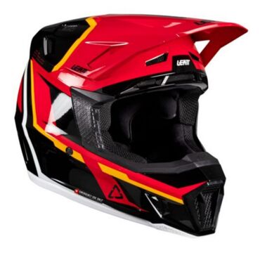 Leatt Шлем кроссовый  7.5 V26 Red + очки Velocity 4.5 - миниатюра 4