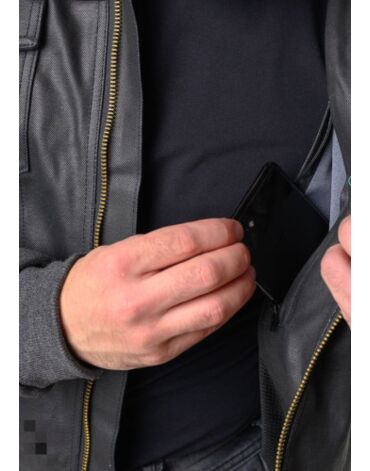 EF56 Мотокуртка комбинированная RACER муж. CORDURA DENIM