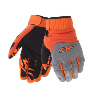 Dragonfly перчатки Enduro Gray Orange Black - миниатюра 1