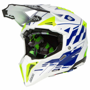 Шлем AIROH AVIATOR 3 Rampage Blue Gloss (Глянцевый) - миниатюра 4