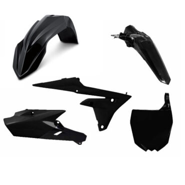 Комплект пластика Yamaha WR250F (2015 2019), WR450F (2016 2018), YZ250FX (2015 2019), YZ450FX (2016 2018), Черный (с передней номерной табличкой) - миниатюра 1