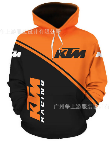Толстовка KTM L оранжево черная