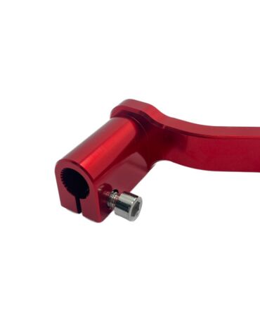 Рычаг переключения передач CNC с длинным выносом SM PARTS (красный)