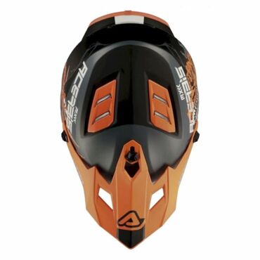 Acerbis Шлем детский Profile Junior Nero Arancio - миниатюра 3
