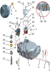 Фильтр масляный бумажный TYX 50X38 - миниатюра 1