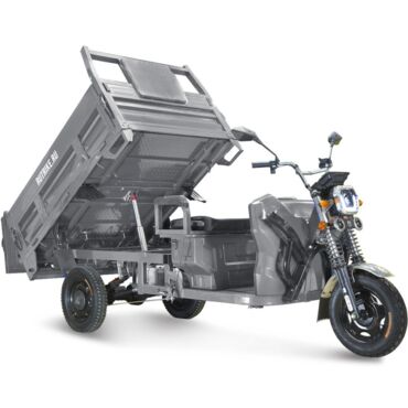 Грузовой электрический трицикл Rutrike D5 КАБИНА гидравлика 1700 60V1200W - миниатюра 1