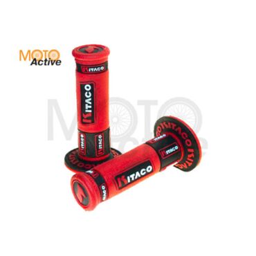 Ручки руля ZX B635 красные - миниатюра 1