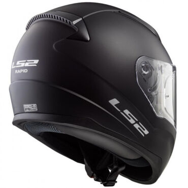 Шлем дорожный LS2 FF353 RAPID SOLID, black matt (XXL, Взрослая  Дорожная) - миниатюра 2