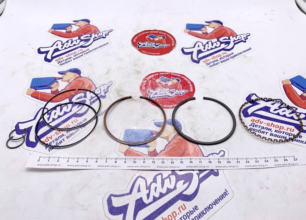 ADVS PISTON KIT комплект поршень с кольцами, стопорами +0,25 (первый ремонт) XR250 R Baja SM 96 06 - фото 3