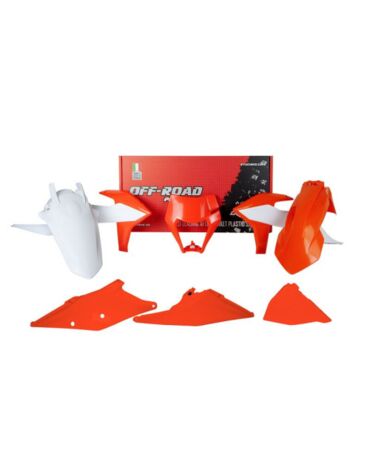 Комплект пластика оранжево белый KTM EXC EXC F 20 23