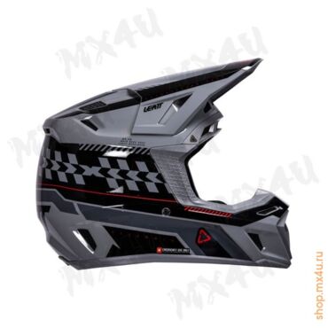 Шлем 8.5 V26 Composite + 5.5 очки Velocity - Серый - миниатюра 1