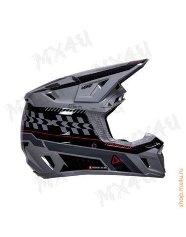 Шлем 8.5 V26 Composite + 5.5 очки Velocity - Серый