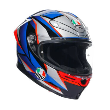 AGV Шлем K6 S Slashcut Black Blue Red - миниатюра 1