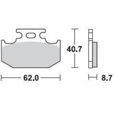 Колодки 722SM1, Braking - миниатюра 1