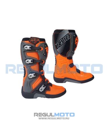 Мотоботы RYO Racing MX6 Enduro, оранжевый / черный