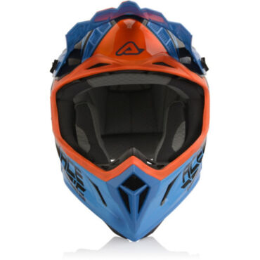 Acerbis Шлем Steel Carbon Orange Blue - миниатюра 3