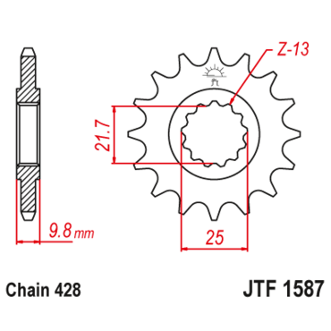 Звезда ведущая JTF1587.19 - миниатюра 1