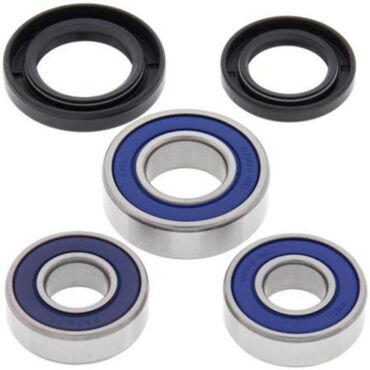 Комплект подшипников и сальников заднего колеса All Balls под мотоцикл Kawasaki KD125 75 79 - миниатюра 1