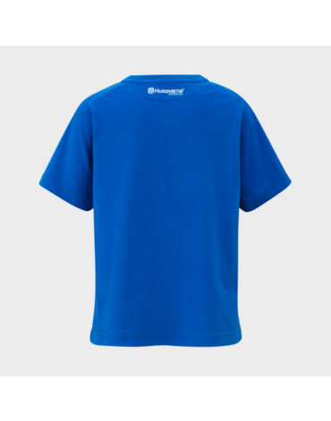 Футболка детская Husqvarna Remote Tee, blue (104 3 4Y, Детская Повседневная)