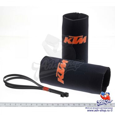 KTM NEOPR. SHORT FORK COVERS неопреновые чулки защита вилки ( короткие ) комплект 2 шт ( 78001095000 ) - миниатюра 1