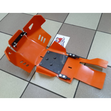 HardGlide защита картера оранжевая KTM 690 R 08 24 / Husqvarna 701 Enduro 16 24 / GasGas 700 23 24 // HG KE4 08 041L OR - миниатюра 1