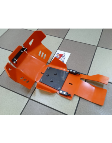 HardGlide защита картера оранжевая KTM 690 R 08 24 / Husqvarna 701 Enduro 16 24 / GasGas 700 23 24 // HG KE4 08 041L OR
