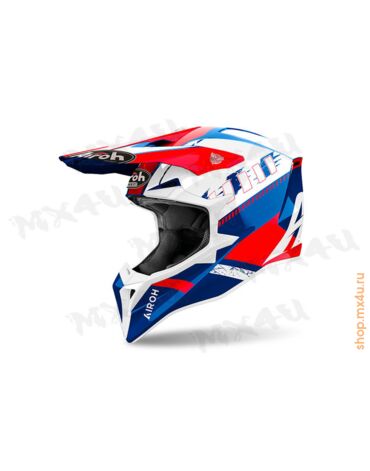 Внедорожный шлем Wraaap V24 Feel - Синий Красный