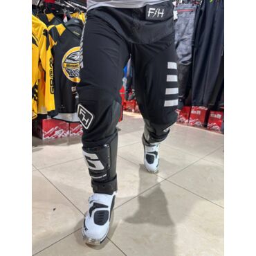 Fasthouse Брюки Grindhouse Pant Gray Red - миниатюра 1