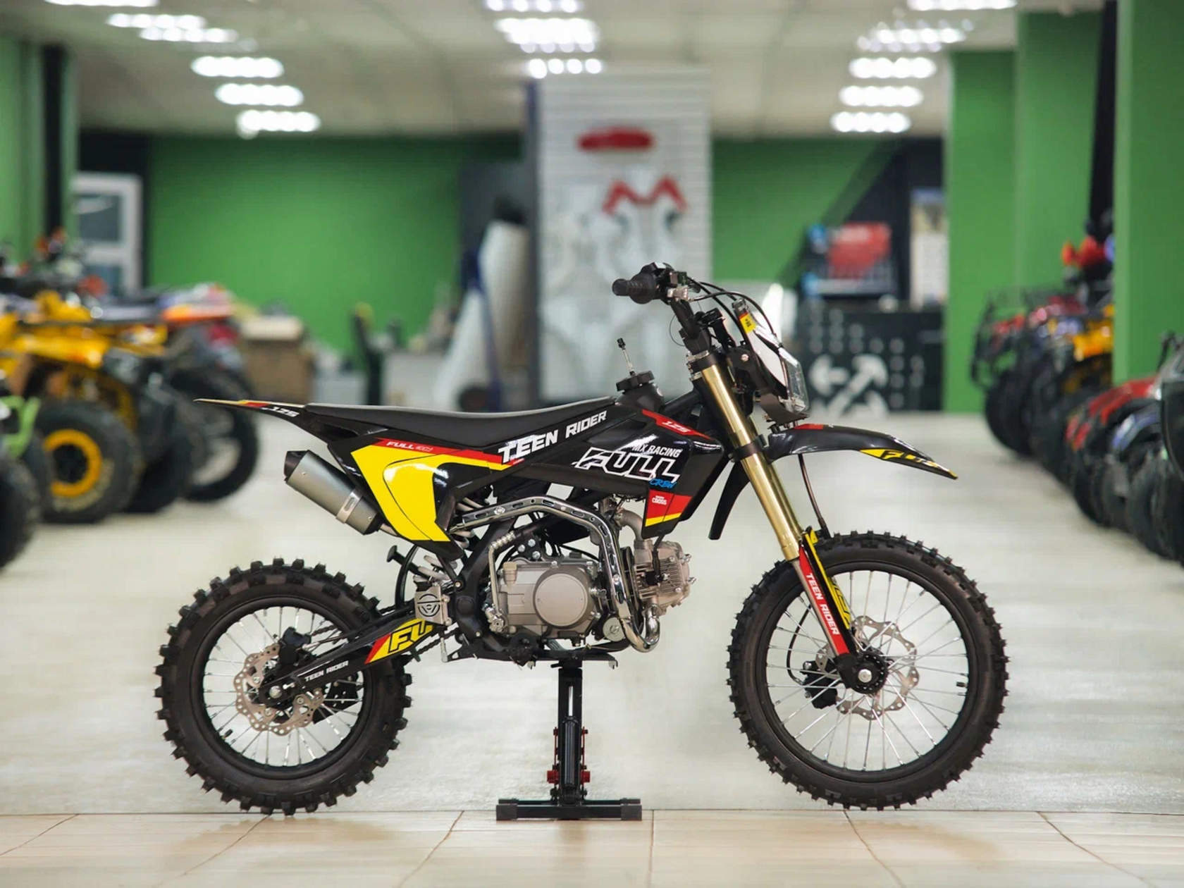 Питбайк FullCrew Teen Rider 125cc 17\14 (фара, электростартер) - фото 4