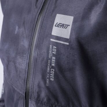 Leatt Дождевая куртка ADV Rain Cover Camo Black Grey - миниатюра 3
