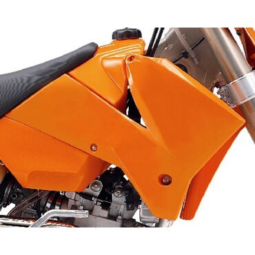 Боковины радиатора оранжевые комплект KTM SX 05 06 / EXC 05 07 - миниатюра 1