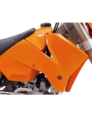 Боковины радиатора оранжевые комплект KTM SX 05 06 / EXC 05 07