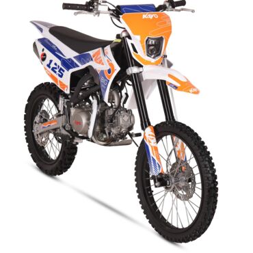 Питбайк KAYO BIG MINI K125EM 19 16 TT 26 (механ. сцепл., эл. стартер) - миниатюра 1