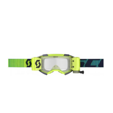 Scott Очки Fury WFS neon green neon yellow clear works - миниатюра 1