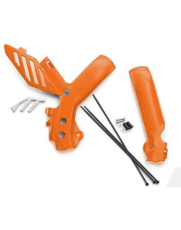 KTM защитные накладки на раму оранж SX / XC / EXC 11 16 ( 7720309400004 )