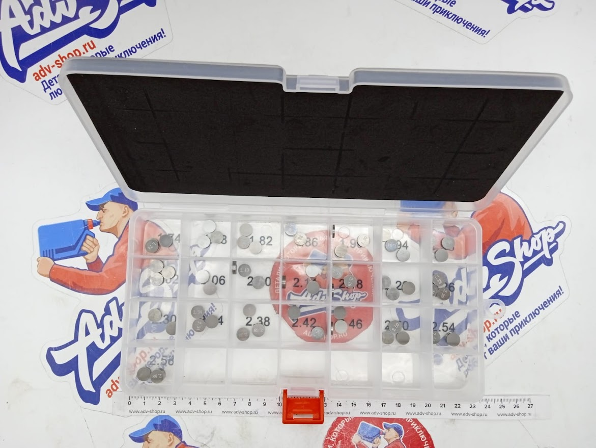 ProX Valve Shim box Assortment D=8.9 X 1.74 - 2.58 шайбы для регулировки клапанов (набор) KTM SX EXC // 29.VSA890 2