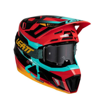 Leatt Шлем кроссовый Helmet Kit Moto 7.5 V25 Red - миниатюра 2