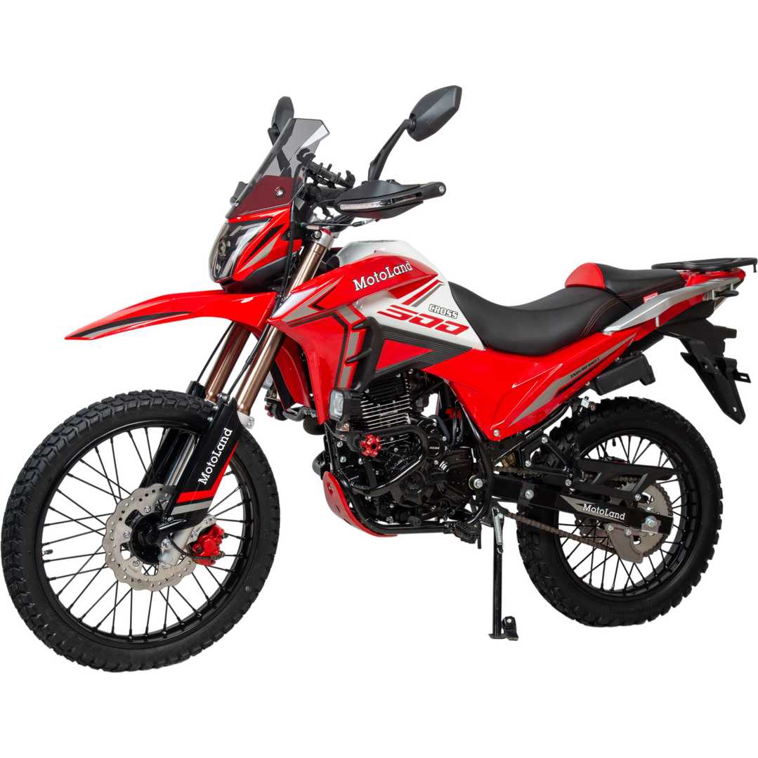 Мотоцикл кроссовый Motoland 300 ENDURO SHIFT красный
