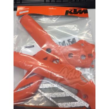 KTM защитные накладки на раму оранж SX / XC / EXC 11 16 ( 7720309400004 ) - миниатюра 2