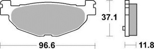 Комплект тормозных колодок Braking под мотоциклы Yamaha, MBK - фото 1