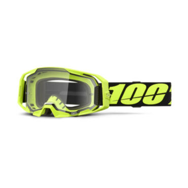 Очки 100% Armatic Neon Yellow / Clear - миниатюра 1