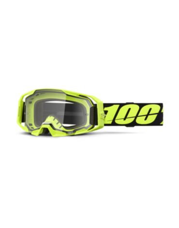 Очки 100% Armatic Neon Yellow / Clear