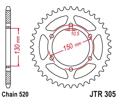 Звезда ведомая JTR305