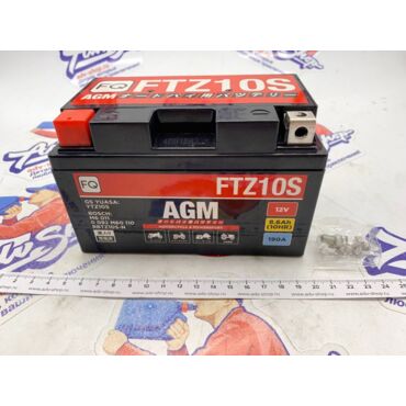 FQ FTZ10S AGM 8.6 Ah 190A АКБ аккумулятор  ( YTZ10S ) ( 690 ENDURO SMC 10 24 / 690 DUKE 08 11 ) - миниатюра 1
