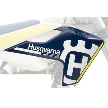 Боковины радиатора синие с графикой Husqvarna TE FE 2017 - миниатюра 1