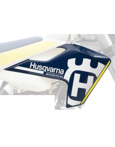 Боковины радиатора синие с графикой Husqvarna TE FE 2017