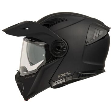 IXS Шлем Flip Up Venture 1.0 черный матовый - миниатюра 2