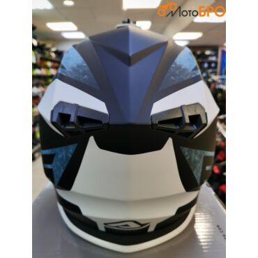 Шлем кроссовый Acerbis LINEAR White Light Blue - миниатюра 1