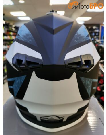 Шлем кроссовый Acerbis LINEAR White Light Blue