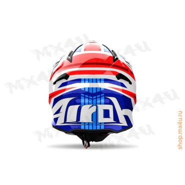 Внедорожный шлем Aviator Ace 2 Proud - Красный Синий - миниатюра 1